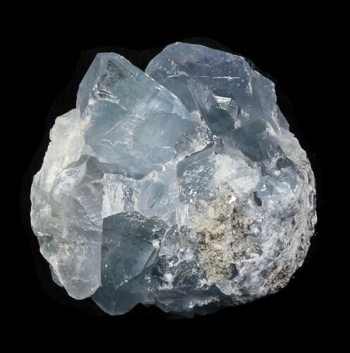 Blue Celestine (Celestite) Crystal Cluster - Madagascar #31252